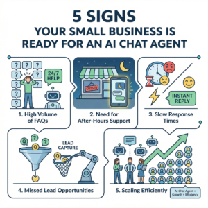  5 signs your small business is ready for an AI chat agent – and 3 signs it’s not (yet).